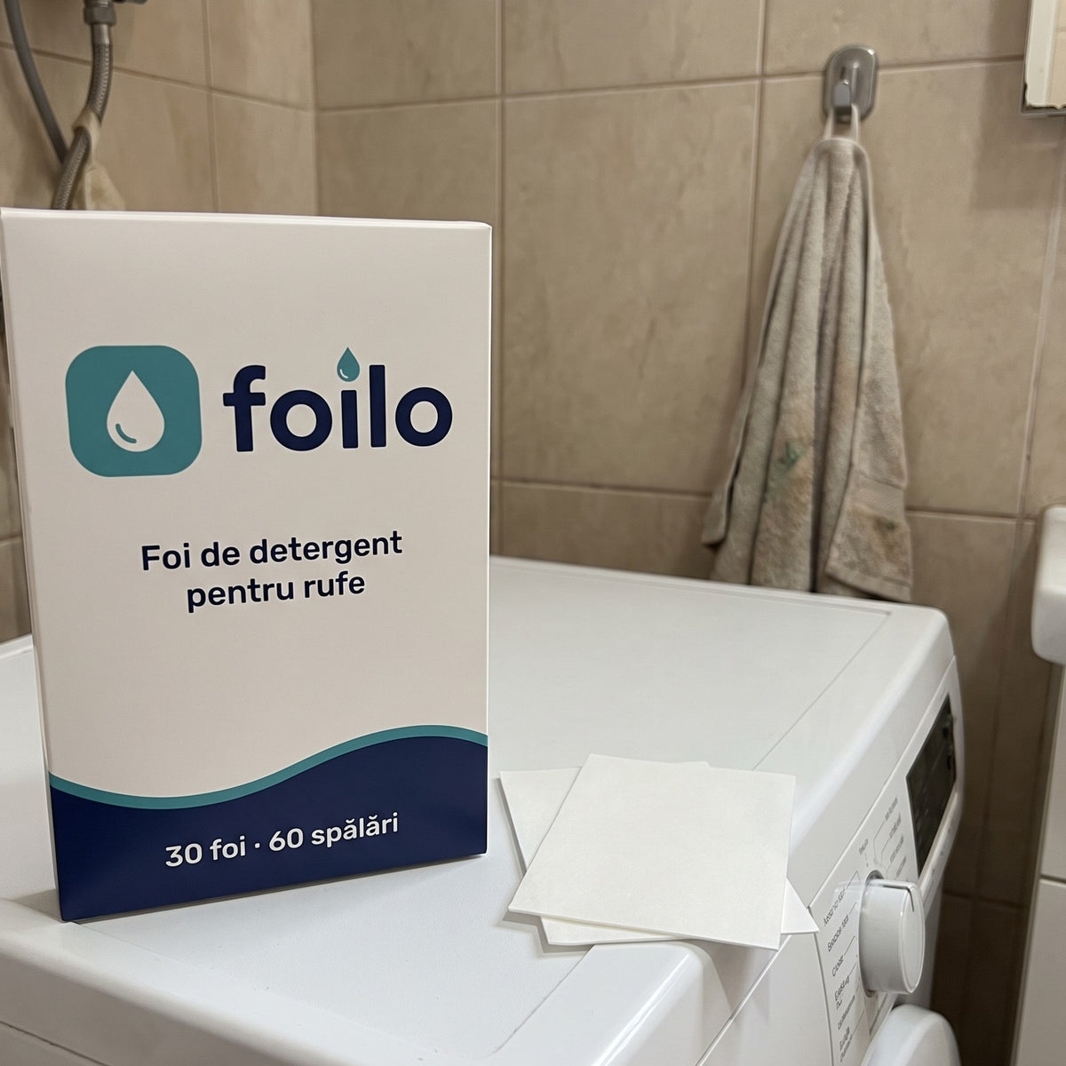 Cutia Foilo pe mașina de spălat