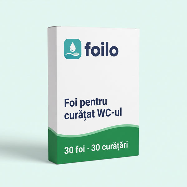 Cutie Foilo — foi pentru curățat WC-ul